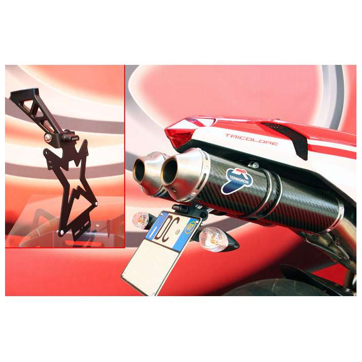 Support de plaque Evotech (ESTR-0802) DUCATI 848/1098/1198