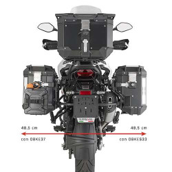 Support valises Givi MONOKEY CAM-SIDE PLOS8717CAM Benelli TRK702-X 2023-2025 2