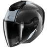 Casque moto Shark RS JET CARBON SKIN ARGENT 