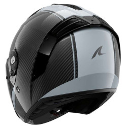 Casque moto Shark RS JET CARBON SKIN ARGENT  2