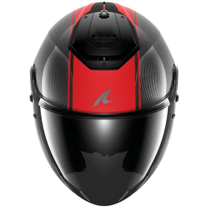 Casque moto Shark RS JET CARBON SKIN NOIR/ROUGE