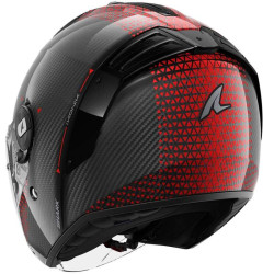 Casque moto Shark RS JET CARBON IKONIK ROUGE 2