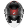 Casque moto Shark RS JET CARBON IKONIK ROUGE