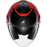 Casque moto Shark RS JET STRIDE NOIR/ROUGE