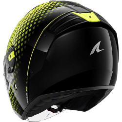 Casque moto Shark RS JET STRIDE NOIR/JAUNE 2