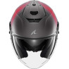 Casque moto Shark RS JET STRIDE ARGENT MAT/VIOLET