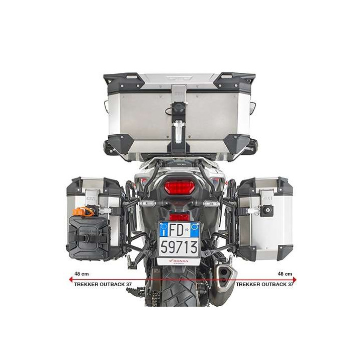 Support valises Givi MONOKEY CAM-SIDE PLO1201CAM Honda XL750 TRANSALP 2023-2026