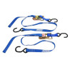 Moose ratchet straps (x2) 1.83m x 25mm Blue