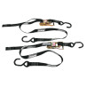 Moose ratchet straps (x2) 1.83m x 25mm Black