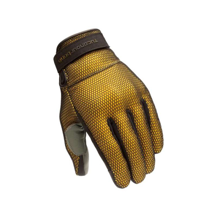Gants moto été Tucano Urbano EDEN MESH Noir/Jaune
