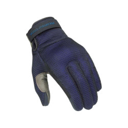 Gants moto été Tucano Urbano EDEN MESH Noir/Bleu 2