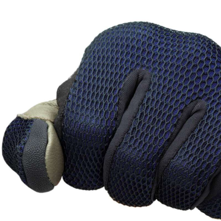 Gants moto été Tucano Urbano EDEN MESH Noir/Bleu
