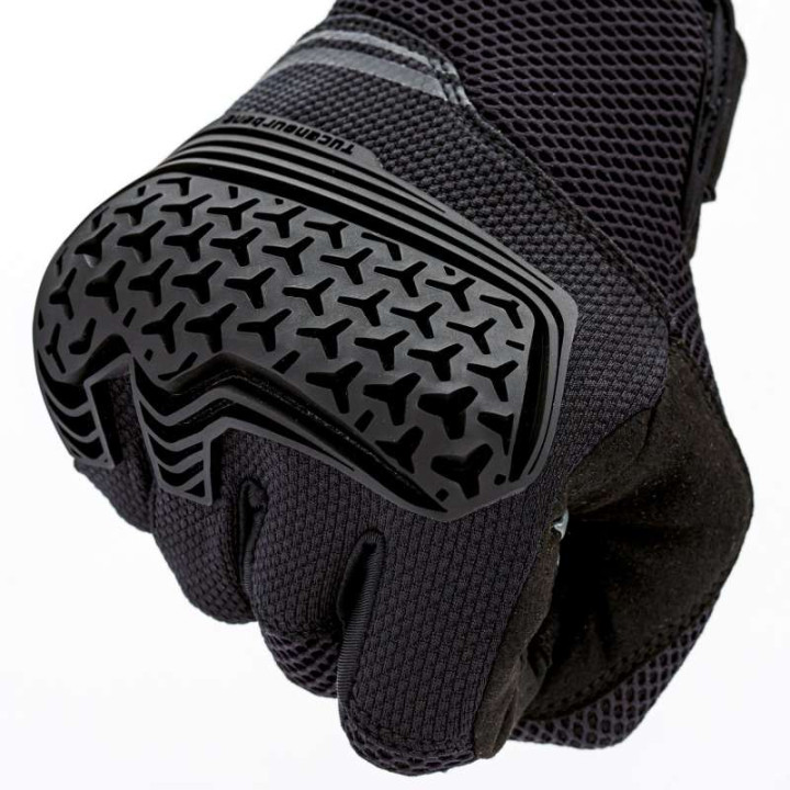 Tucano Urbano SGOMMA summer motorcycle gloves Black