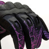 Gants moto femme Tucano Urbano LADY STACCA Noir/Violet