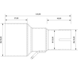 Raccord Mivv Inox (00.73.KU.00001) 55-32 mm