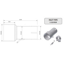 Mivv stainless steel fitting (00.73.KU.00004) 55-41 mm 2