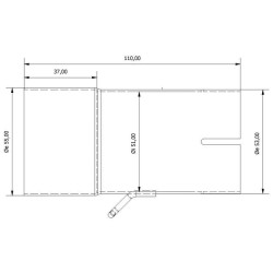 Raccord Mivv Inox (00.73.KU.00006) 55-51 mm