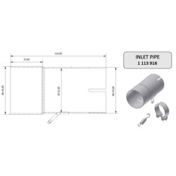 Mivv stainless steel fitting (00.73.KU.00006) 55-51 mm 2