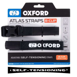 Straps B Clip (x2) Oxford Atlas 2m x 26mm Black