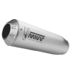 Mivv X-M1 stainless steel straight spare muffler (00.73.KU.001.SC4)