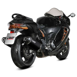 Approved mufflers (x2) Mivv SPEED EDGE Titanium black (S.060.LRTB) Suzuki GSX1340R HAYABUSA 21- 2