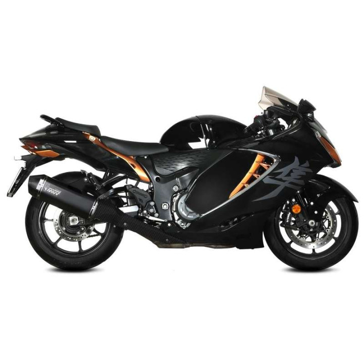 Approved mufflers (x2) Mivv SPEED EDGE Titanium black (S.060.LRTB) Suzuki GSX1340R HAYABUSA 21-