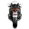 Approved mufflers (x2) Mivv SPEED EDGE Titanium black (S.060.LRTB) Suzuki GSX1340R HAYABUSA 21-