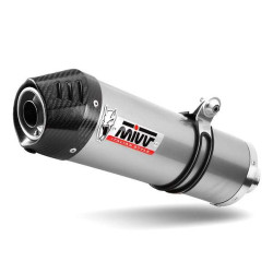Mivv OVAL stainless steel approved muffler (E.012.LX2C) BENELLI TRK 702/X