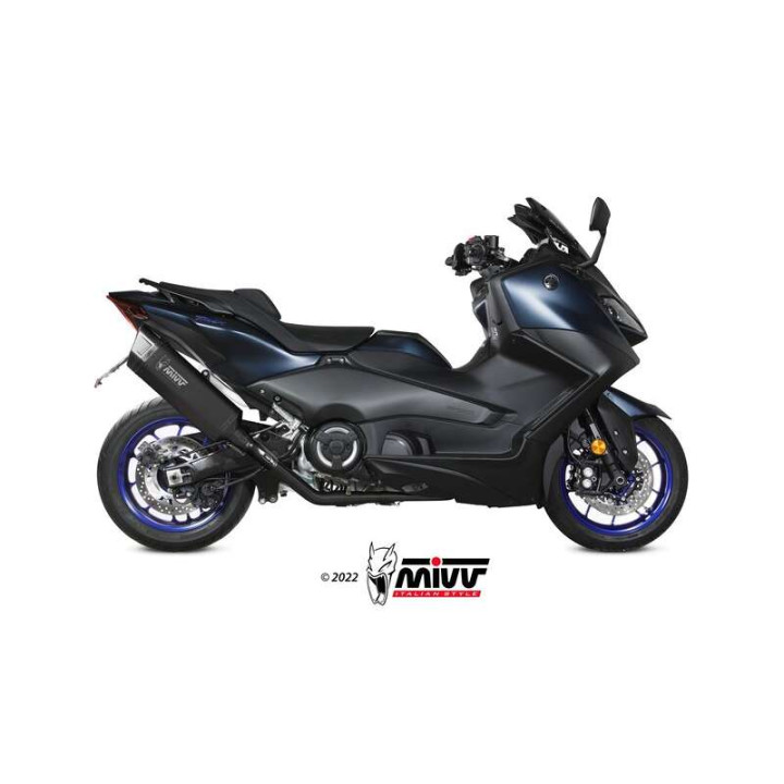 Mivv SR-1 complete line Black stainless steel (Y.073.LR1XBN) Yamaha T-max 560