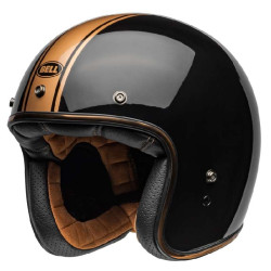 Bell CUSTOM 500 Rally Gloss Black Bronze motorcycle helmet