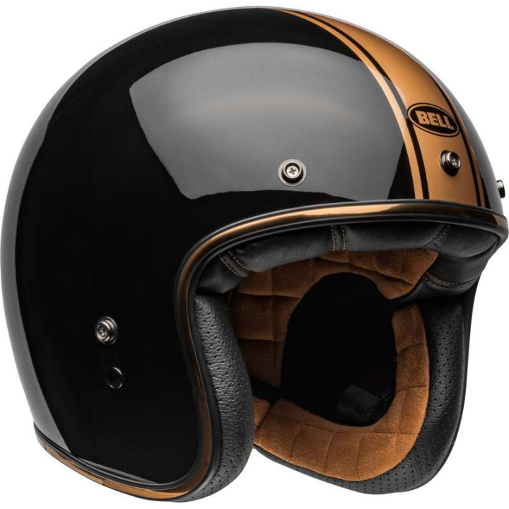 Casque moto Bell CUSTOM 500 Rally Gloss Black Bronze
