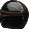 Casque moto Bell CUSTOM 500 Carbon RSD Checkmate Matte Gloss Black/Gold