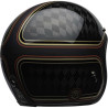 Casque moto Bell CUSTOM 500 Carbon RSD Checkmate Matte Gloss Black/Gold