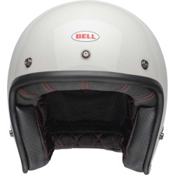 Casque moto Bell CUSTOM 500 Gloss Vintage White 2