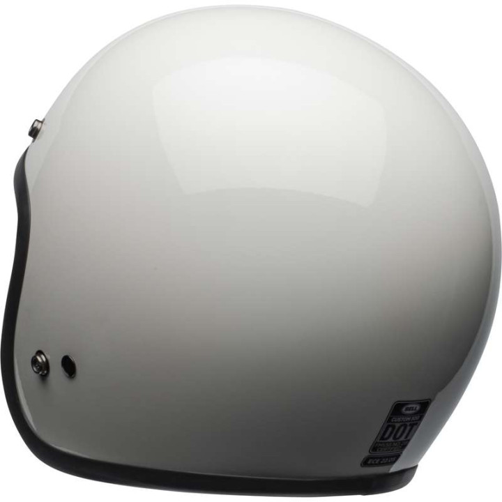 Bell CUSTOM 500 Gloss Vintage White motorcycle helmet