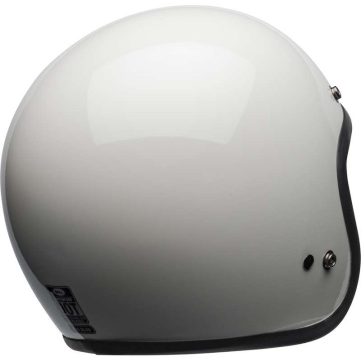 Bell CUSTOM 500 Gloss Vintage White motorcycle helmet