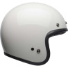 Bell CUSTOM 500 Gloss Vintage White motorcycle helmet