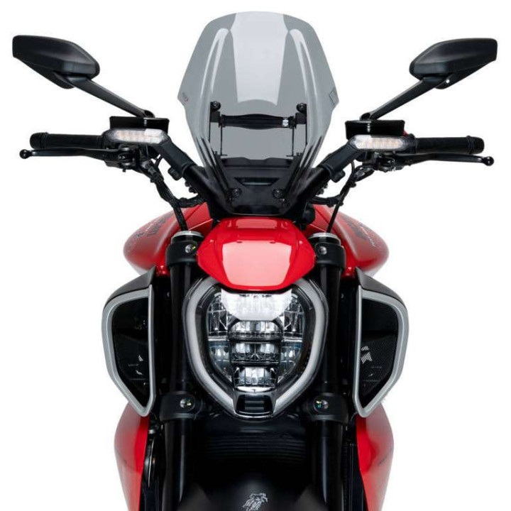 Puig NEW GENERATION REGLABLE windshield (21713) Ducati DIAVEL V4