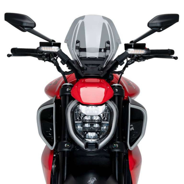 Puig NEW GENERATION REGLABLE windshield (21713) Ducati DIAVEL V4