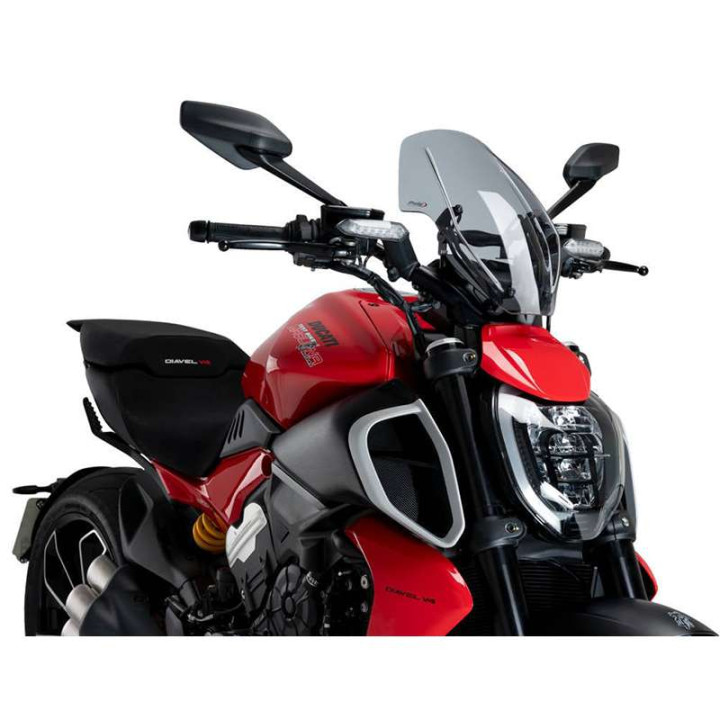 Puig NEW GENERATION REGLABLE windshield (21713) Ducati DIAVEL V4