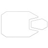 Speedometer cover Puig (22012W) Kawasaki Z500