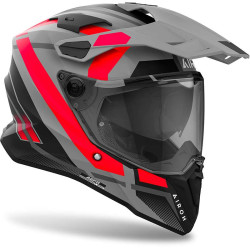 Casque moto Airoh COMMANDER 2 MAVICK GREY/ORANGE 2