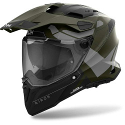 Casque moto adventure Airoh  Commander 2 Reveal - Vert