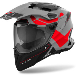 Casque moto adventure Airoh  Commander 2 Reveal - Rouge