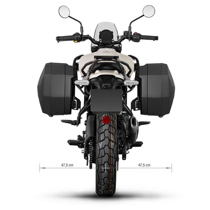 Kit of Shad SH38X ALU cases + 3P brackets (R0HM44IF) Royal Enfield HIMALAYAN 450