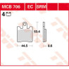 TRW MCB706SV sinter brake pads