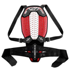 Dorsale moto Alpinestars NUCLEON PLASMA Noir/Blanc/Rouge