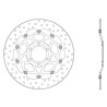 Brembo Oro Series front brake disc 78B40824 Honda CB600F HORNET 07-