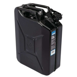 DRAPER 20-liter steel gasoline can BLACK