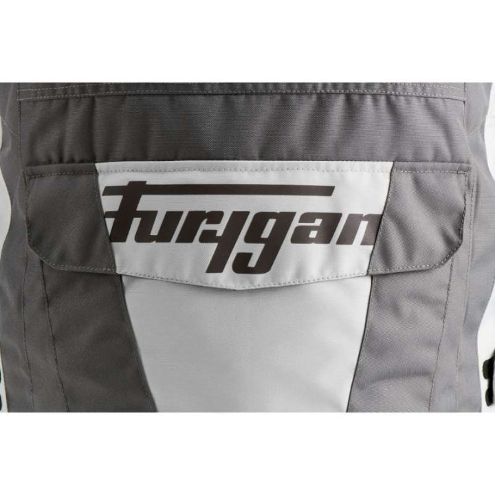 Veste moto Furygan APALACHES EVO Gris/Blanc/Rouge